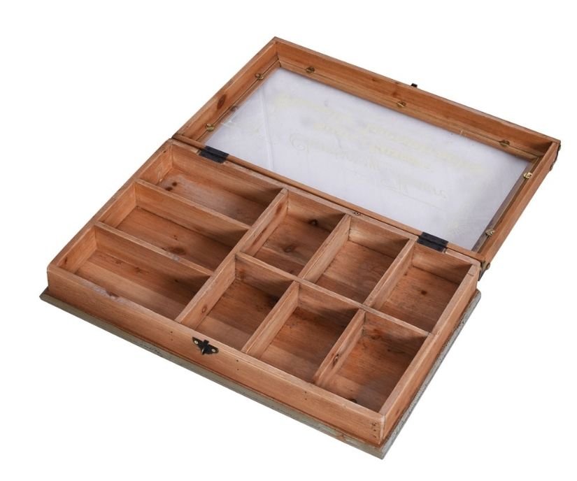 Cutie din lemn pentru depozitat diverse obiecte