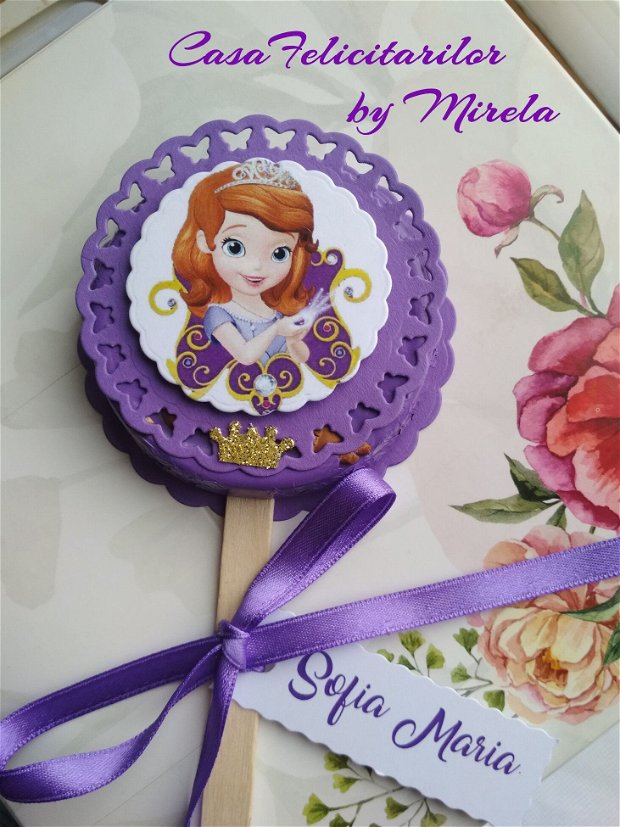 Invelitori briose/ Invelitori cupcakes/ Invelitori muffins Printesa Sofia