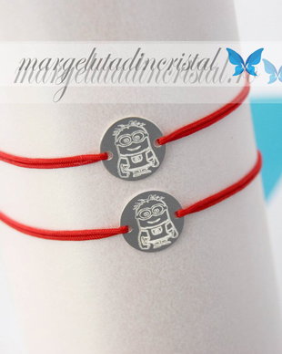 Set personalizat argint 925 - Minion