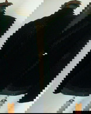 SACOU CATIFEA NEAGRA ACCESORIZAT MATASE