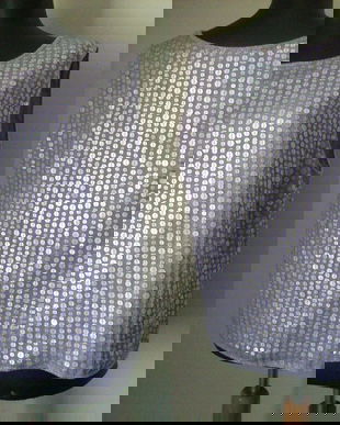 BLUZA LILA MATASE NATURALA BATUTA IN PAIETE