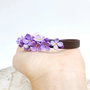 Choker flori de liliac