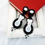Cercei soutache supradimensionati
