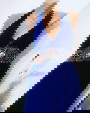 Rochie de vara cu margele cusute