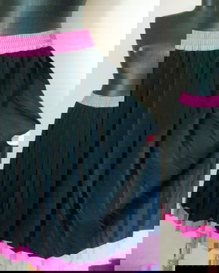 FUSTA PLISATA MATASE VEGETALA