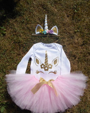 Set tutu Unicorn Gold