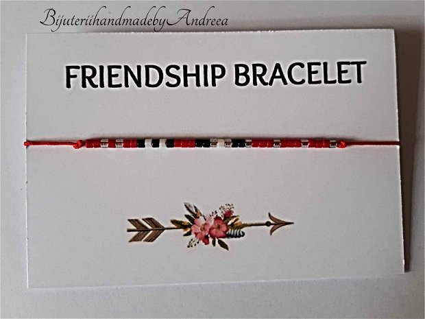 Friendship Bracelet Red