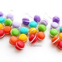 Macarons Curcubeu - cercei atarnatori