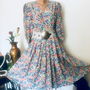 Rochie in cute, imprimeu de vara
