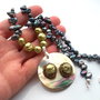 Colier perle keshi