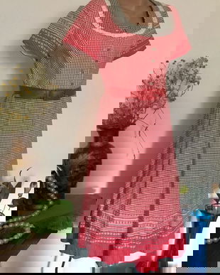 Rochie bavareza din bumbac