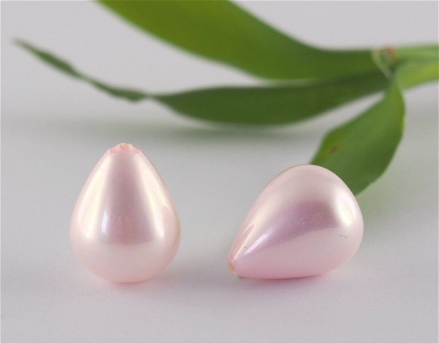 Perle seashell, 10x14mm, semigaurite (1)