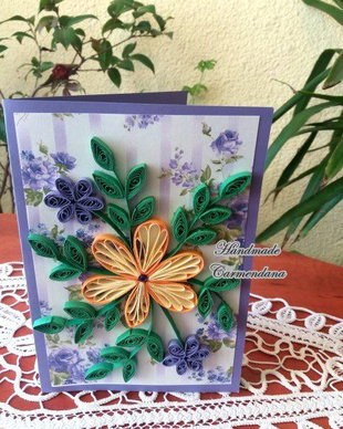 Felicitare handmade mare