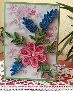 Felicitare handmade mare