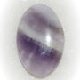 Cabochon ametist chevron aprox 37x22x4 mm