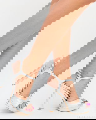 Sandale Eleonora Argintii