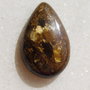 Cabochon bronzit aprox 26x16.5x6 mm