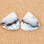 Pereche opal dendritic - cabochoane - A196