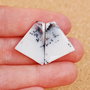 Pereche opal dendritic - cabochoane - B20