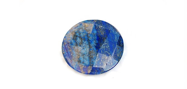 Lapis Lazuli fatetat - checkered - cu 2 fete