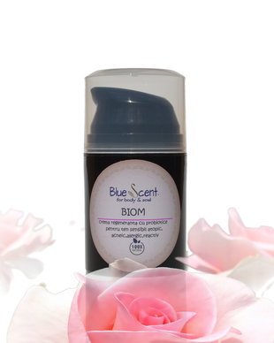 Biom-crema regeneranta,reparatoare,restauratoare,antirid cu probiotice-BlueScent