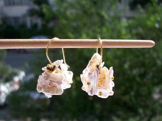 Cercei perle keshi
