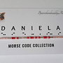 Bratara reglabila cod Morse DANIELA