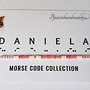 Bratara reglabila cod Morse DANIELA