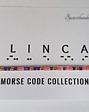 Bratara reglabila cod Morse ILINCA