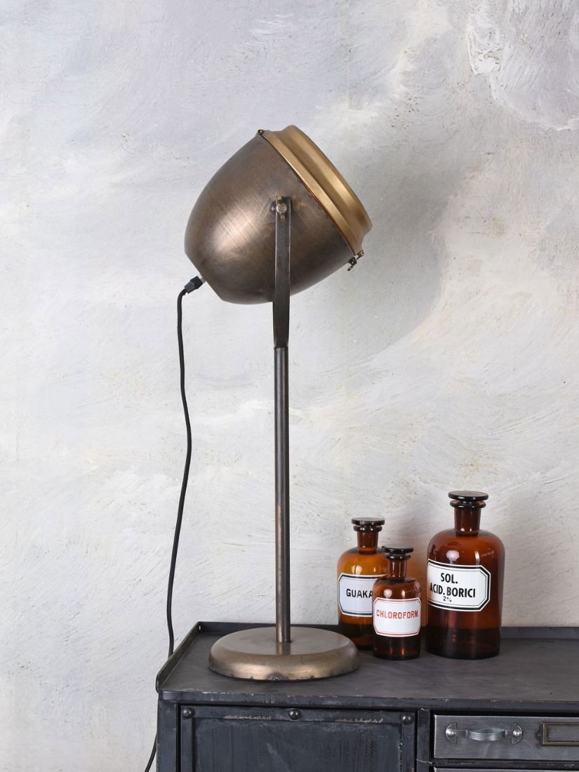 Lampa industriala de masa cu un bec Edison