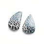Coral Fosil - cabochoane - 2 buc asimetrice  - SF3
