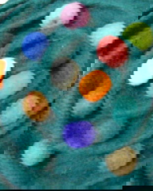 Geanta din lana impaslita-noua