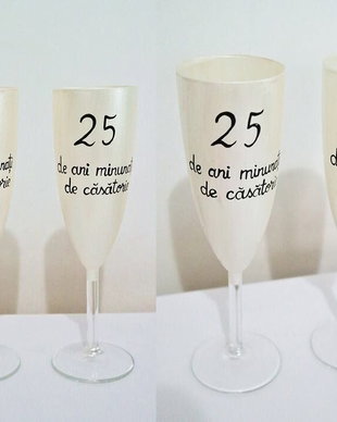 Pahare 25 ani casatorie