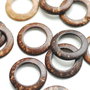 Inele  lemn de cocos -  44 mm