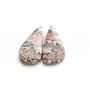 Pereche Jasper Leopard - cabochoane  [2 buc ]- J218