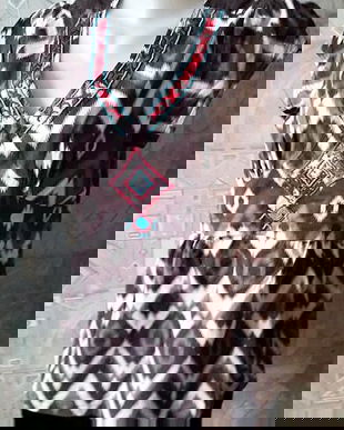 bluza de bumbac cu romburi, brodata  , Blanche Porte , 46