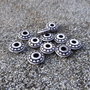 Rondele albe, etno 12x4,5mm Cod:  ETNO 055