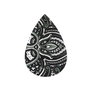 Pandantiv boho piele ecologica / negru PU6 Cod:  DVLAK-T 006
