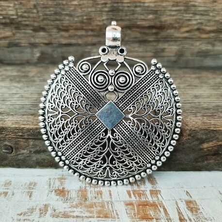 Pandantiv boho supradimensionat 74x64mm Cod: SALAK 464