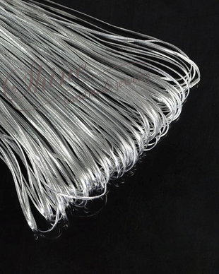 Snur argintiu, imitatie piele, 2x1mm