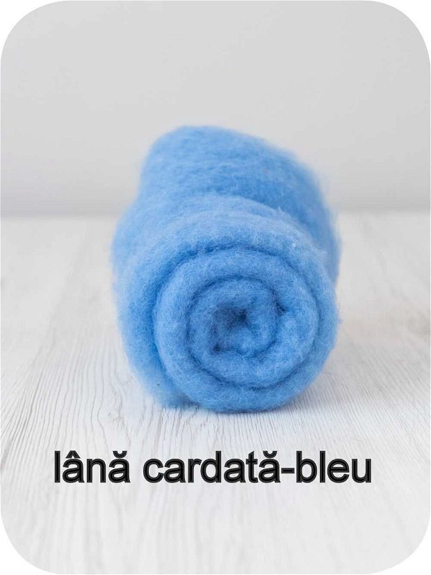 lana cardata- bleu