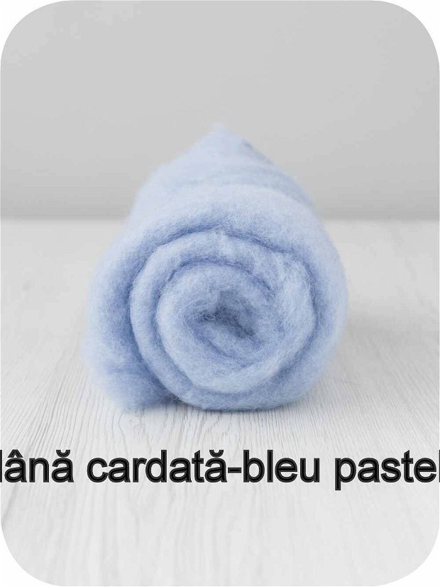 lana cardata- bleu pastel