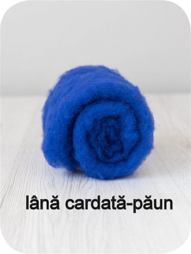 lana cardata- paun