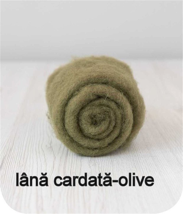 lana cardata- olive