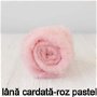 lana cardata- roz pastel