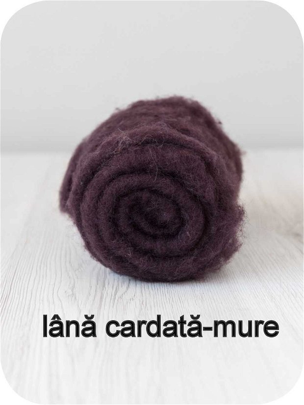 lana cardata- purple