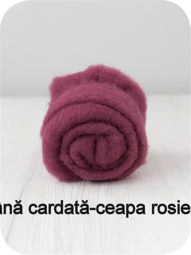 lana cardata- ceapa rosie