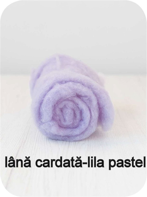 lana cardata- lila pastel