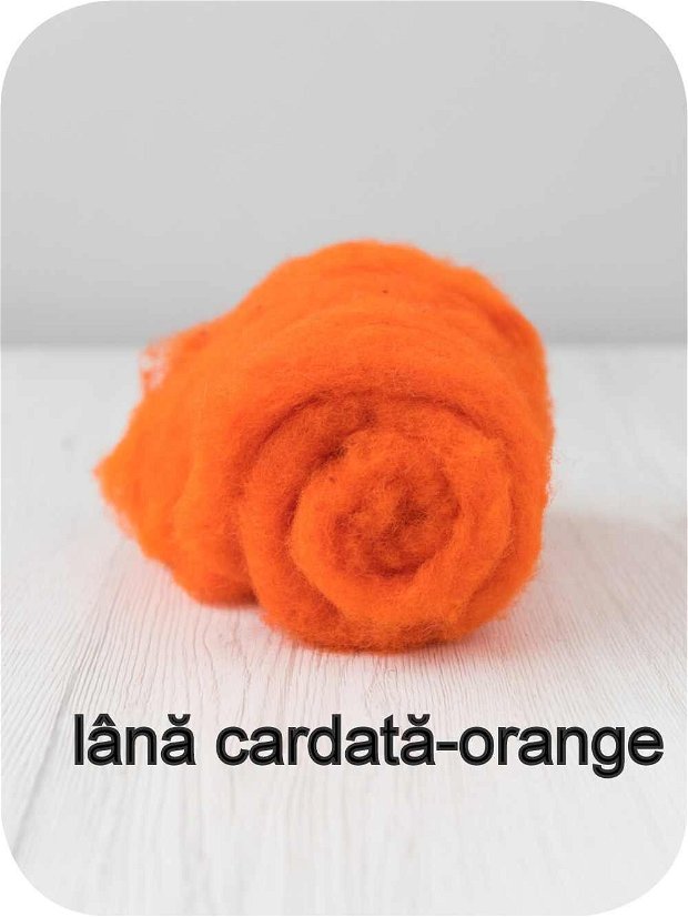 lana cardata- orange