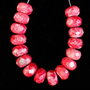 Rondele agate fatetate- 7x5 mm
